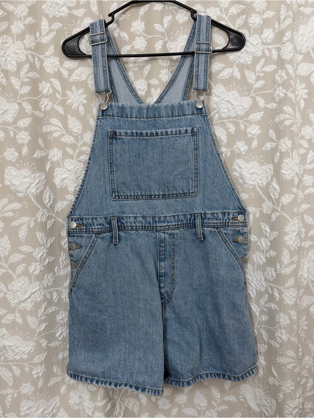 PARKE X TARGET Denim Light Wash Shortalls size M
